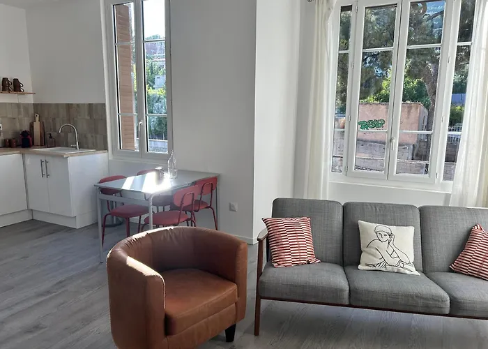 T3 Climatise Vue Rade Et Mont Faron, Calme A La Corniche شقة *