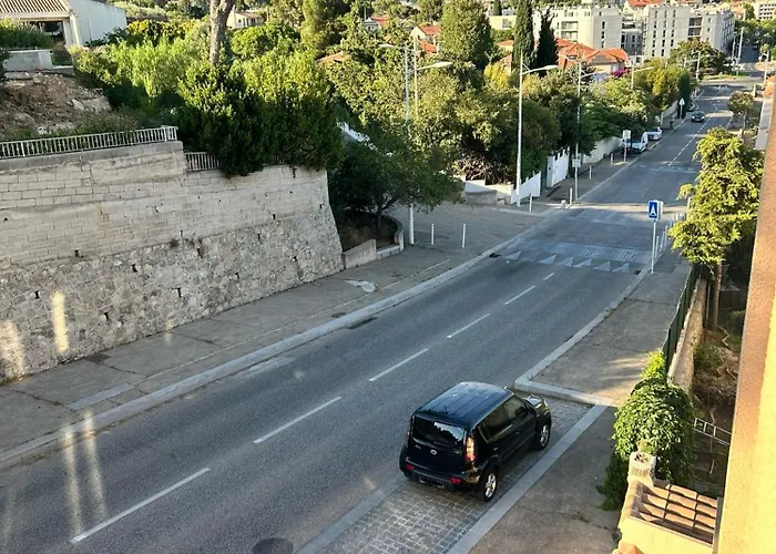 T3 Climatise Vue Rade Et Mont Faron, Calme A La Corniche شقة *